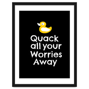 Quack all your worries away by Baobab print store