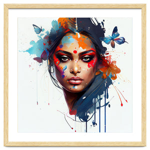 Aerial Bloom Hindu Portrait by Chromatic Fusion Studio