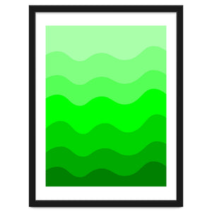 Green gradient design by Baobab print store