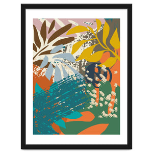 Abstract Leaves Close Up 1 by Annick