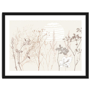 Plant based calming atmosphere earthy tones by Annick