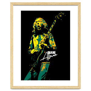Duane Allman American Rock and Blues Guitarist 2 by taurungka