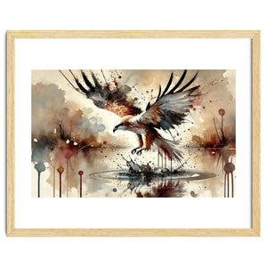 Majestic Eagle In Flight by Chromatic Fusion Studio