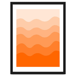Orange gradient design by Baobab print store
