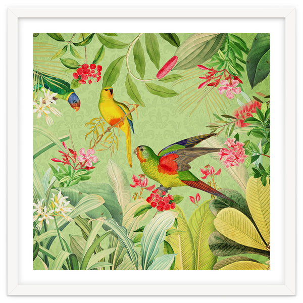 Summer Day Vintage Tropical Jungle