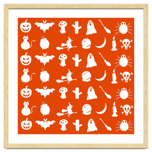 Halloween Icons Pattern by Baobab print store