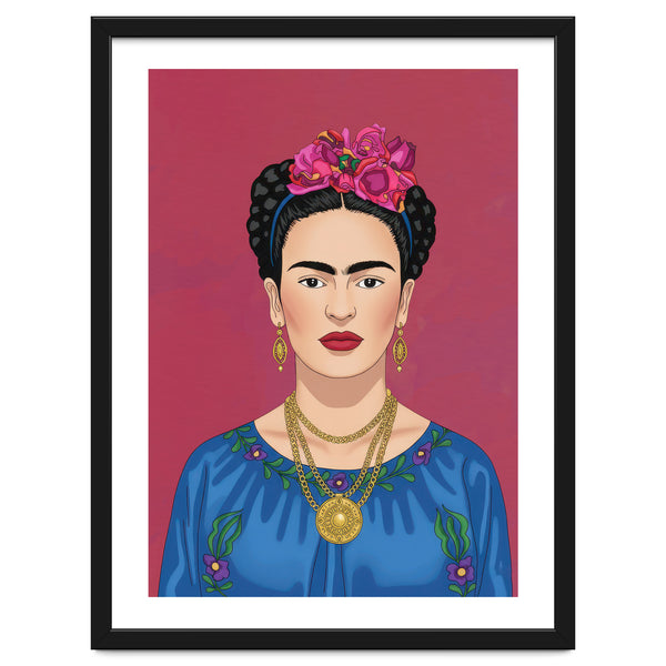 Frida Kahlo Portrait Illustration