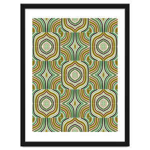 Jade Retro Rainbow Tiles by DesigndN