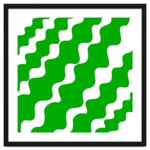 Green Wavy by Baobab print store