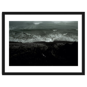 be - Ocean Wave - Black Beach by natural neutral