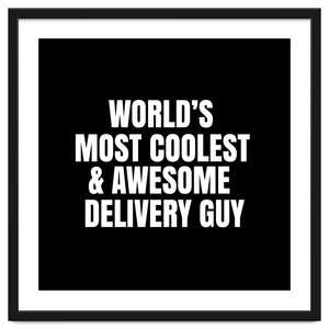 World's most coolest and awesome delivery Guy by Happieeagle