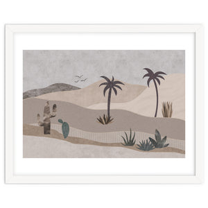 Abstract Landscape Calm Oasis by Andrea Haase