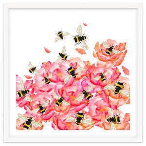 Bee Blossoms by Amaya