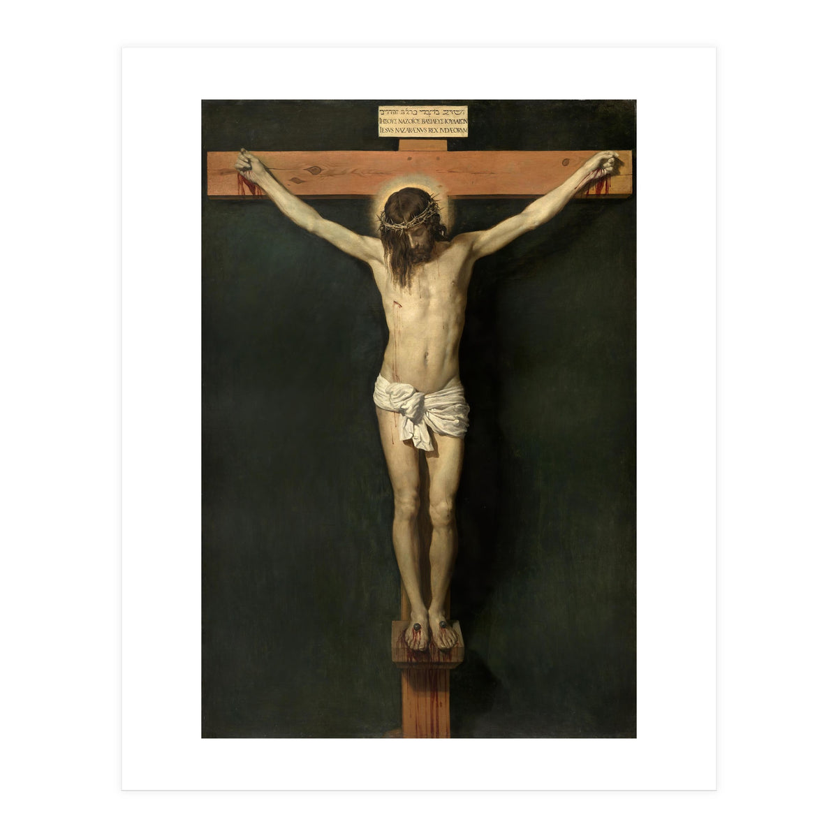 Diego Rodríguez de Silva y Velázquez / 'Christ Crucified', ca. 1632, Spanish School. (Print Only)