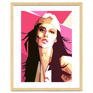 Beauty Monica Bellucci Actress Art Retro by Artkreator