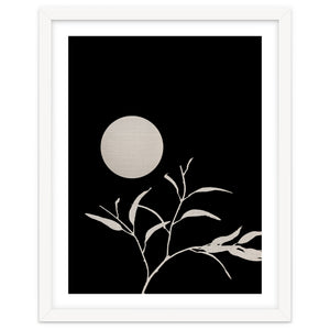 Moon & Leaf by Nileshkikuuchise