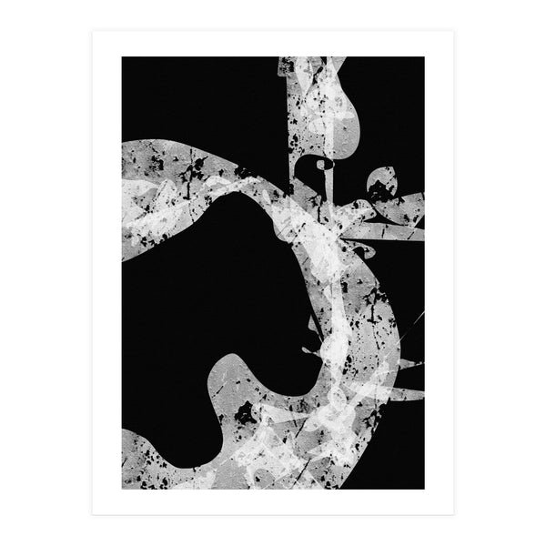 Black and White Abstract (Print Only)