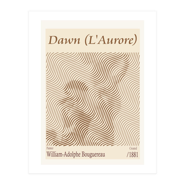 Dawn (l'aurore) – William Adolphe Bouguereau 1881 (Print Only)