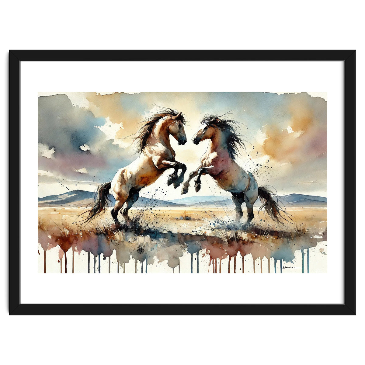 Rearing Horses