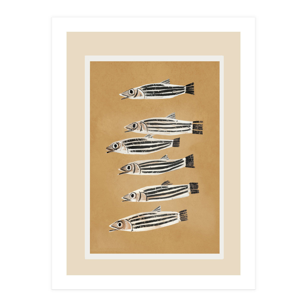 Minimal Fish Study (Print Only)