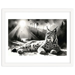Lynx Resting In Sunlight by Chromatic Fusion Studio