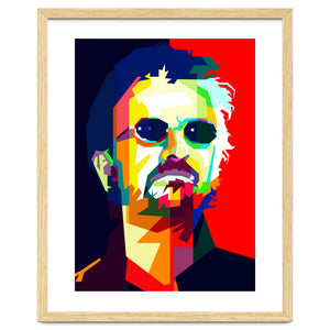 Ringo Starr The Beatles Music Art WPAP by Artkreator