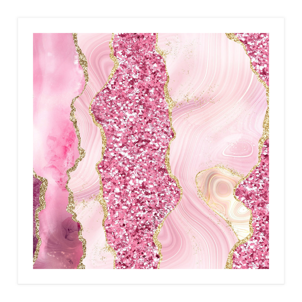 Agate Glitter Dazzle Texture 09 (Print Only)