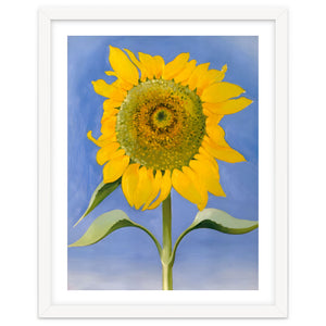 Georgia O’Keeffe – Sunflower, New Mexico (1935) | Bold Modernist Floral Painting Inspired by the American Southwest by TimelessArtworks