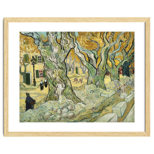 VINCENT VAN GOGH: The Road Menders. Date/Period: 1889. Painting. Oil on canvas. by Album