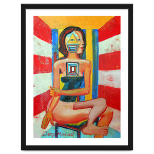 Mujer En La Silla 8 by Diego Manuel Rodriguez