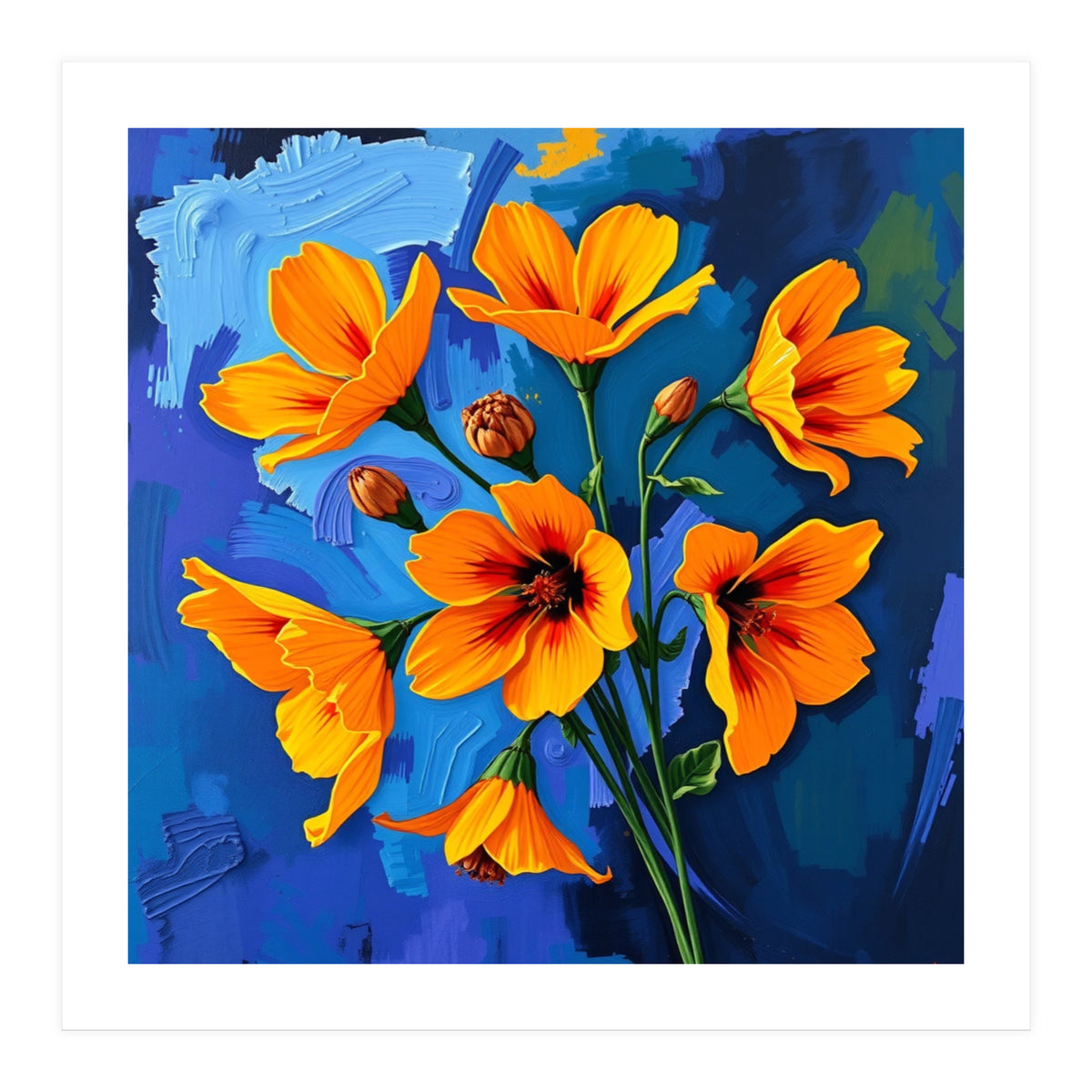 Elegant Flowers (Print Only)