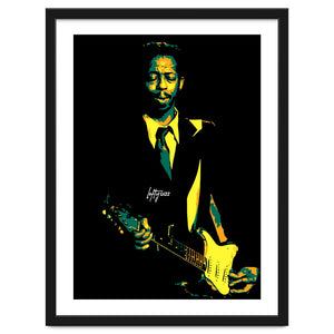 Lefty Dizz American Chicago Blues Guitarist Legend 2 by taurungka