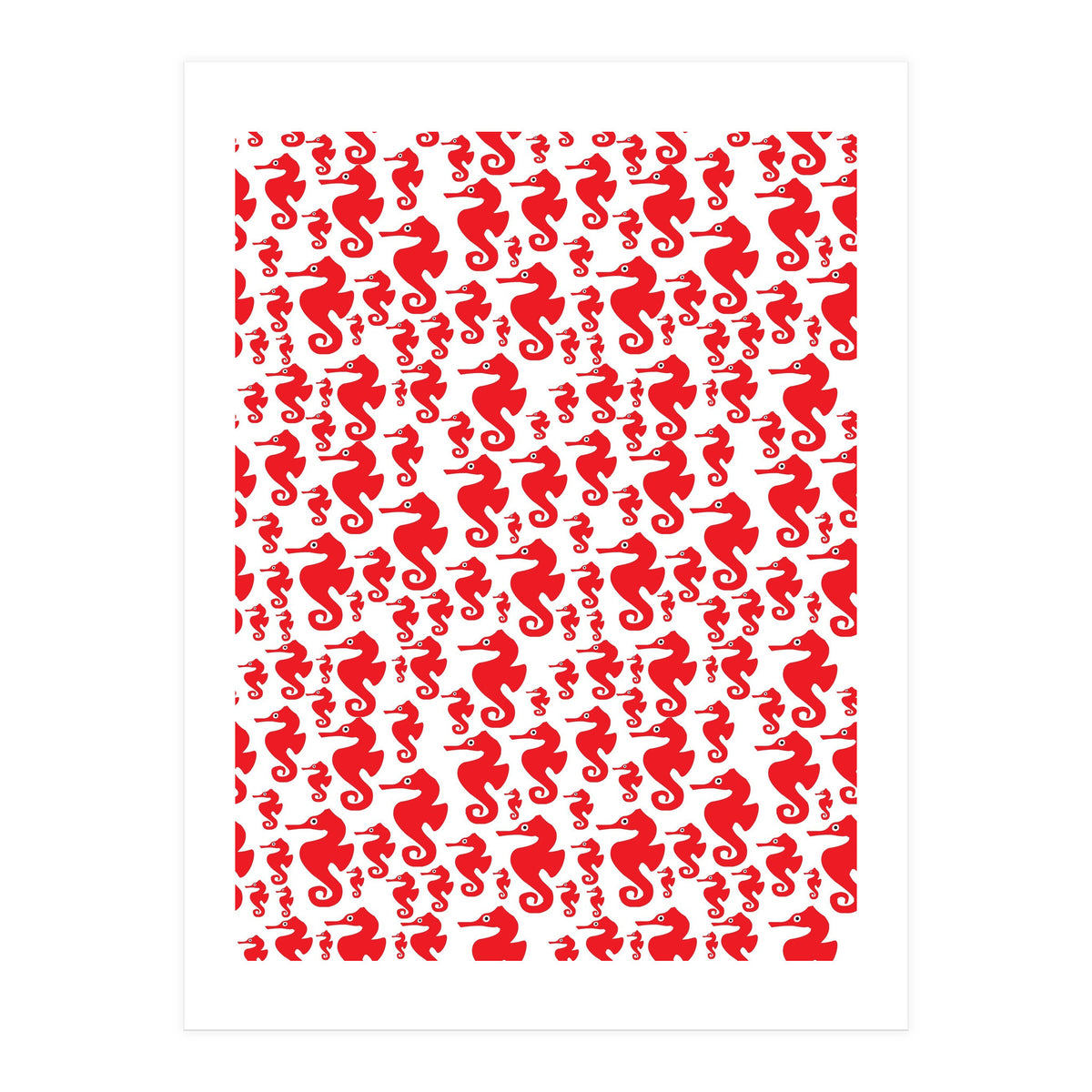Seahorse pattern (Print Only)