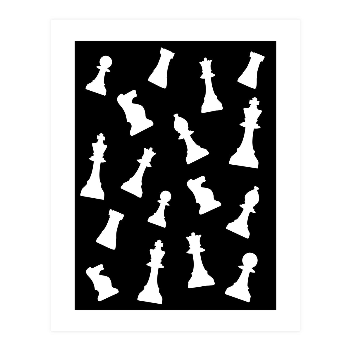 Chess Game Pieces (Print Only)