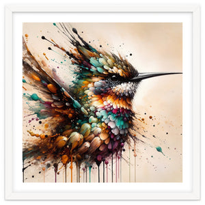 Powerful Hummingbird by Chromatic Fusion Studio