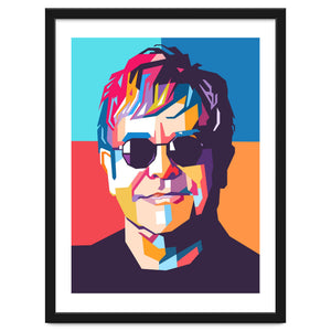 Elton John WPAP pop art by Ndhon