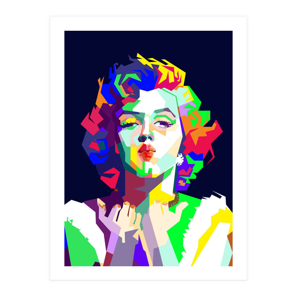 Marilyn Monroe Famous Actress Pop Art (Print Only)