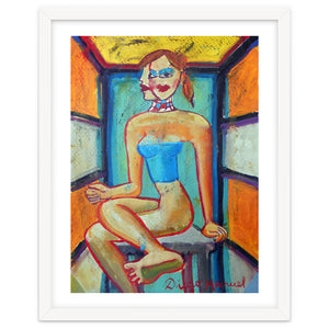 Mujer En La Silla 18 by Diego Manuel Rodriguez