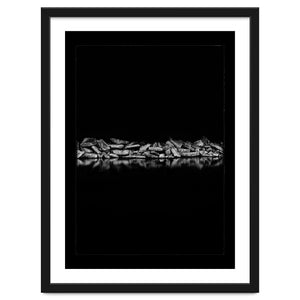 Breakwall No 1 with Border by The Learning Curve Photography