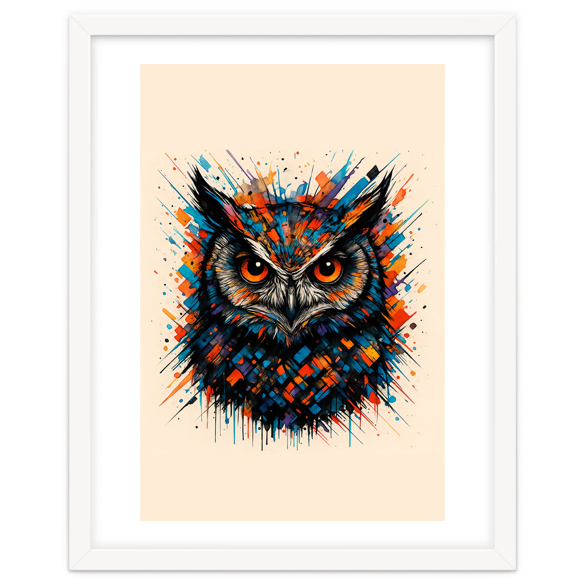 Owl Animal Watercolor