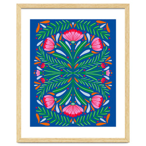 Bold Symmetrical Flowers by Wackapacka