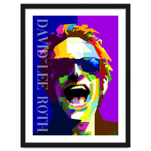 David Lee Roth Rock Singer Art WPAP by Artkreator