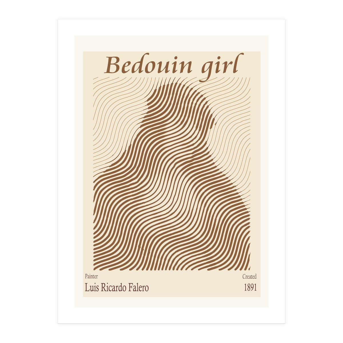 Bedouin Girl (1891) – Luis Ricardo Falero (Print Only)