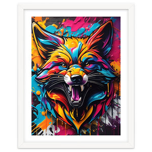 Aggressive Fox, Graffiti by MakArena