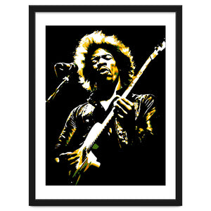 Jimi Hendrix in Pop Art by taurungka
