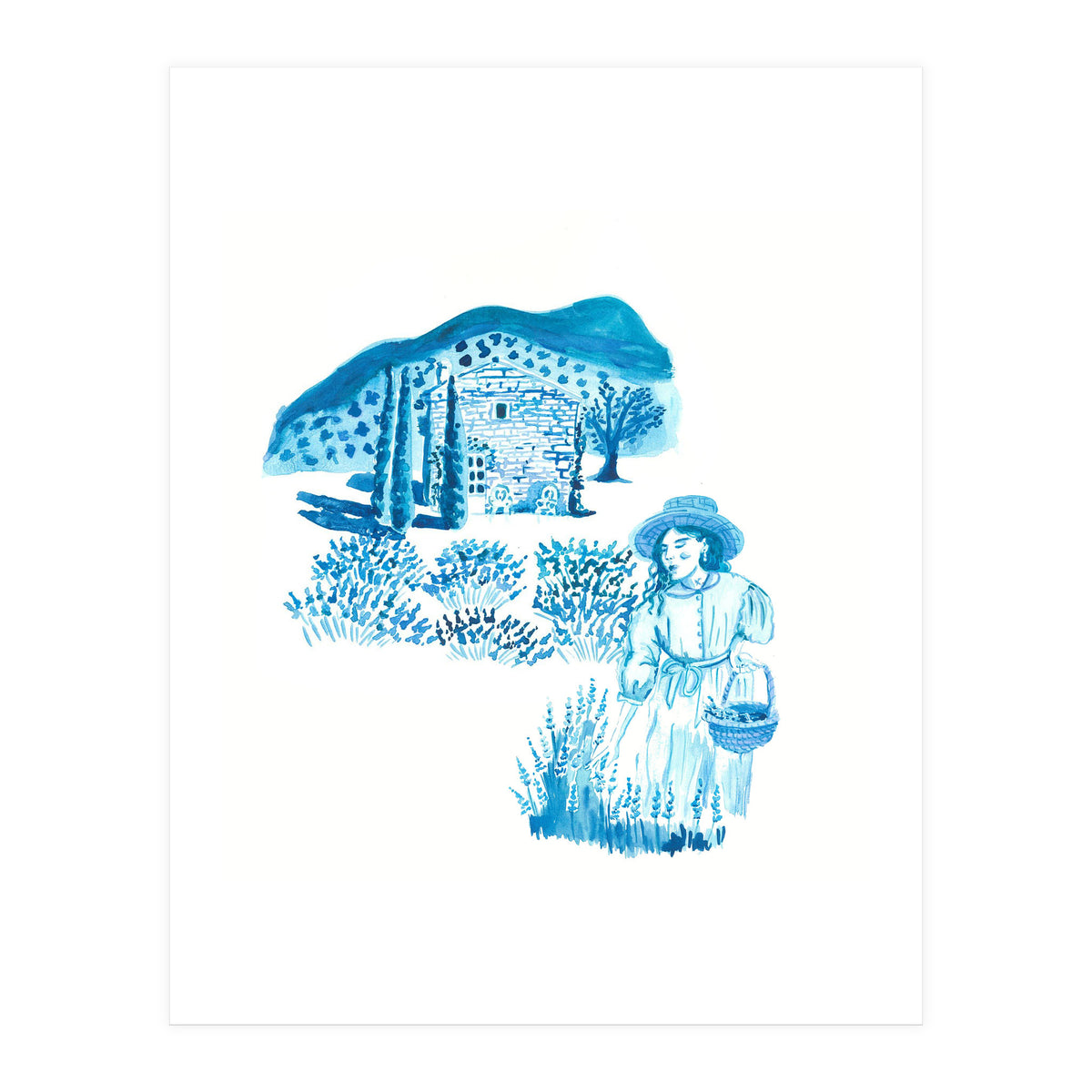 Porteuse Lavande (Print Only)