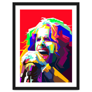 Steven Tyler Aerosmith Singer Classic Rock WPAP Style Illustration Trending Now by Artkreator