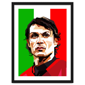 Maldini Italian Classic Football by Artkreator