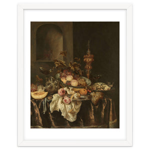 Still Life. Dating: c. 1640 - c. 1680. Measurements: h 127.5 cm × w 106.5 cm × t 3.0 cm; d 10.5 cm. by Album