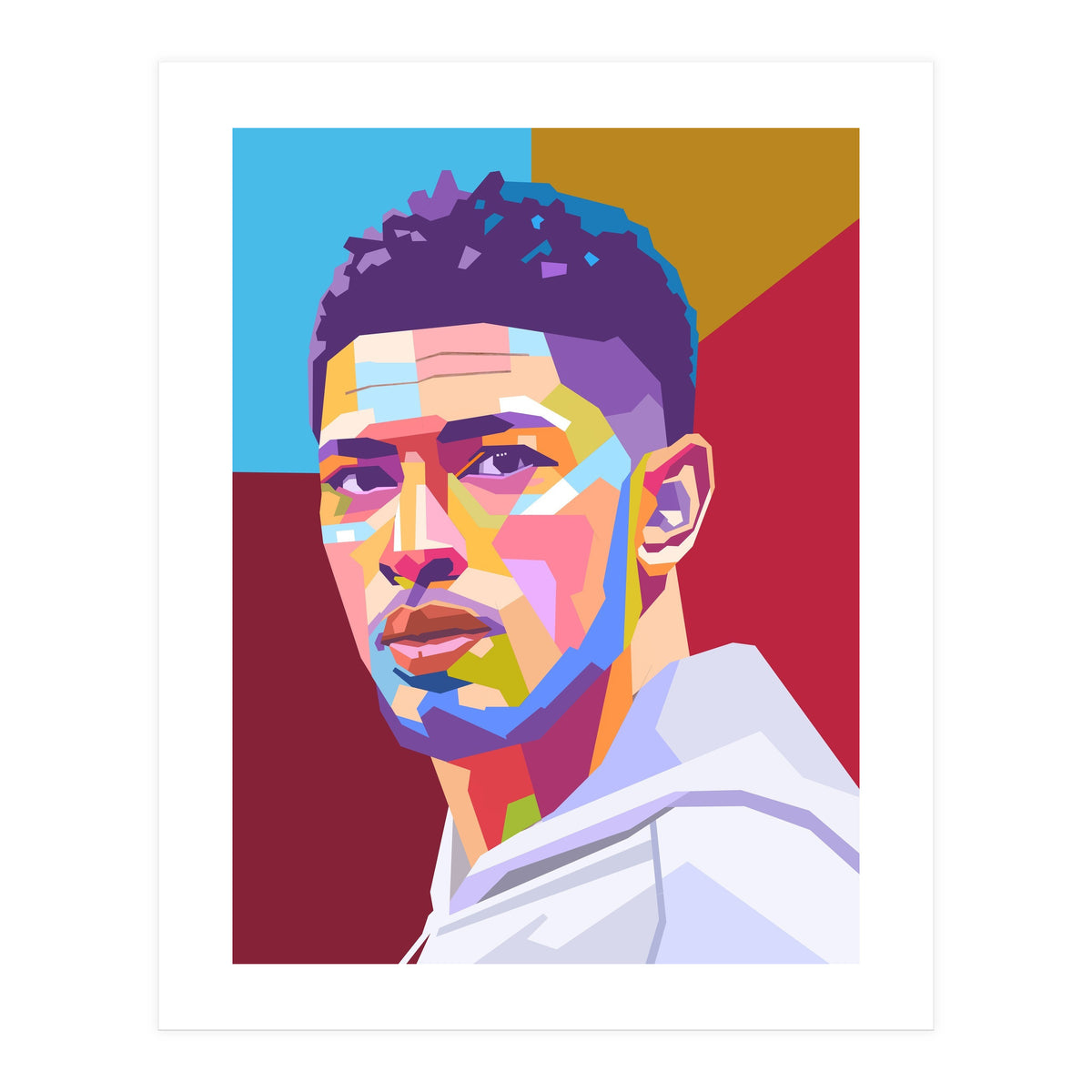Jude Bellingham pop art portrait (Print Only)